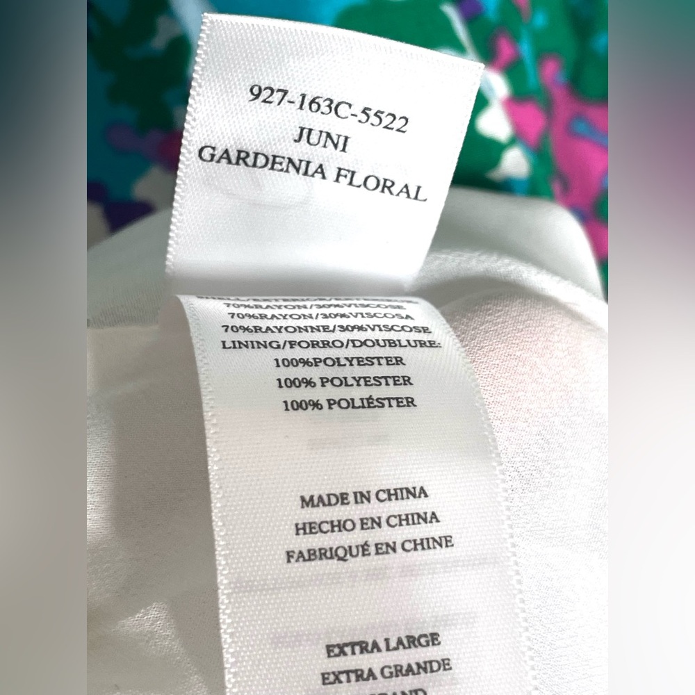 Rails Juni Gardenia Floral Print Dress Size XL New - Picture 8 of 8